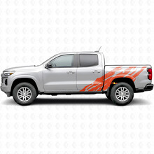 Tiras de vinilo dentadas para puertas y laterales de la caja para Chevrolet Colorado 3.ª generación 2023-2026_4