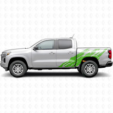 Tiras de vinilo dentadas para puertas y laterales de la caja para Chevrolet Colorado 3.ª generación 2023-2026_6