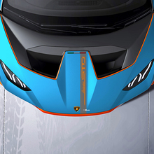 Franja de capó Vinilo Calcomanía Pegatina de Carreras para Lamborghini STO
 2