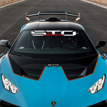 Calcomanía de vinilo para parabrisas de carreras STO para Lamborghini STO
 3