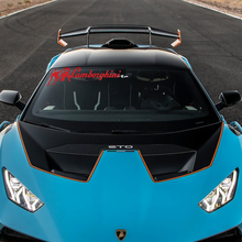 Franja central del capó Logotipo STO Calcomanía de vinilo Racing Pegatina Gráfica para Lamborghini STO
 3
