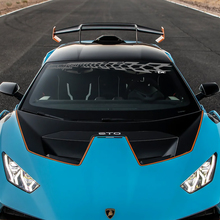 Calcomanía de vinilo con el logotipo STO para parabrisas de Lamborghini STO 2
 2