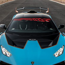 Calcomanía de vinilo con el logotipo STO para parabrisas de Lamborghini STO 2
 3