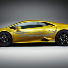Gráficos laterales Vinilo Calcomanía Pegatina de Carreras para Lamborghini Huracan Evo
 2