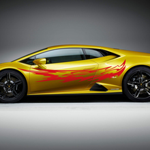 Gráficos laterales Vinilo Calcomanía Pegatina de Carreras para Lamborghini Huracan Evo
 3