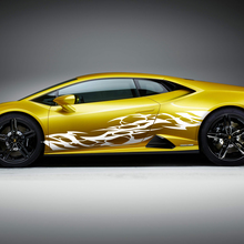 Gráficos laterales Tribal Racing Vinilo Calcomanía Pegatina para Lamborghini Huracan Evo
 2
