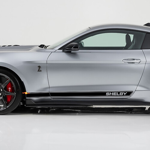 Calcomanías de panel lateral Shelby para Ford Mustang
