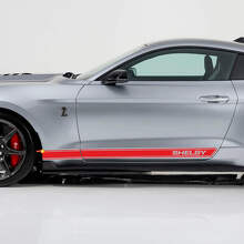 Kit de calcomanías de vinilo para franjas en paneles laterales Shelby para Musclecar Musclecarmodel_3
