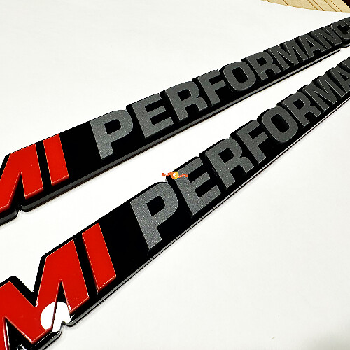 Texto personalizado RENDIMIENTO emblema de capó insignia 3D para camioneta Dodge Ram 1500 5.7L V8 Hemi