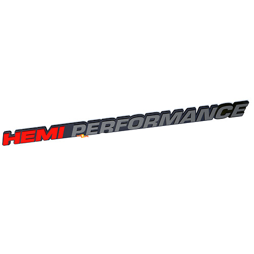 Emblema de capó de alto rendimiento HEMI 3D para Dodge Ram 1500 Truck 5.7L V8 Hemi
