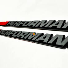 Texto personalizado RENDIMIENTO emblema de capó insignia 3D para camioneta Dodge Ram 1500 5.7L V8 Hemi 4