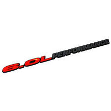 Emblema de capó de rendimiento 6.0 Insignia 3D para camión Dodge Ram Powerstroke 6.0L
 2