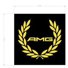 Pegatina adhesiva de vinilo universal corona de carreras AMG para Mercedes-Benz Clase S_2