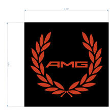 Pegatina adhesiva de vinilo universal corona de carreras AMG para Mercedes-Benz Clase S_3