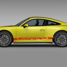 Calcomanía de rayas de carreras para el panel lateral de Porsche Carrera 4S
 2