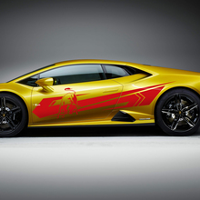 Gráficos de rayas laterales Vinilo Calcomanía Pegatina para Lamborghini Huracan Evo
 3