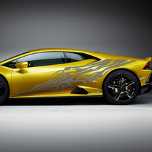 Gráficos de Rayas Tribales Laterales Calcomanía de Vinilo para Carreras para Lamborghini Huracan Evo
 2