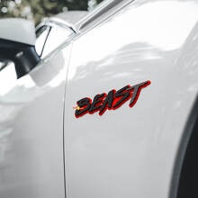 Emblema de la puerta trasera del guardabarros de la bestia 3D
 5