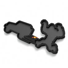 Emblema de guardabarros 3D Yeti Sasquatch Jeep
 4