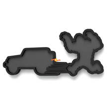 Emblema de guardabarros 3D Yeti Sasquatch Jeep
 5