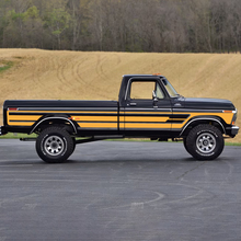 Calcomanía de vinilo retro vintage lateral que se ajusta a Ford F-150 Ranger Lariat de 1978
 2