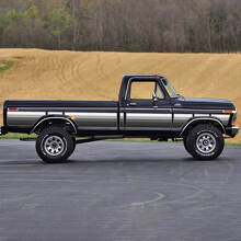 Calcomanía de Vinilo con Gráficos Laterales Vintage en Degradado Retro para Ford F-150 Ranger Lariat 2