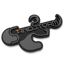 Insignia de guardabarros SandStorm para portón trasero Emblema 3D 4