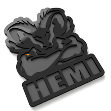 Emblema de guardabarros muscular Hemi Ram 3D
 2