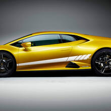 Calcomanías de vinilo de carreras de rayas laterales para Lamborghini Huracan Evo 3
 2