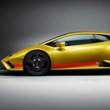 Calcomanía de vinilo con gráficos de rayas laterales para Lamborghini Huracan Evo 3
 3