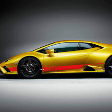 Gráficos de rayas laterales Calcomanía de vinilo para carreras para Lamborghini Huracan Evo 3
