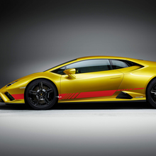 Gráficos de rayas laterales Calcomanía de vinilo para carreras para Lamborghini Huracan Evo 5
 3