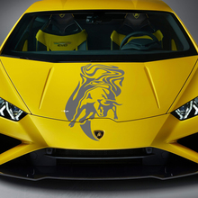 Gráficos de capó de toro Calcomanía de vinilo de carreras para Lamborghini Huracan Evo
 2