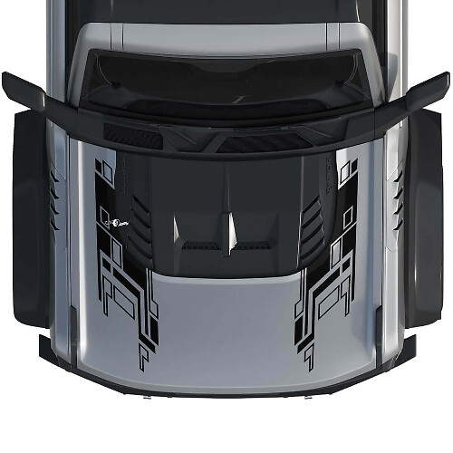 Calcomanía de gráficos de envoltura para capó Bronco Raptor para Ford Bronco
 1