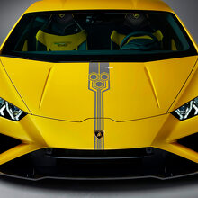 Franja de capó Vinilo Calcomanía Pegatina Gráficos para Lamborghini Huracan Evo
 2