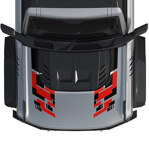 Capó Bronco Raptor Envoltura Gráfica Calcomanía para Ford Bronco