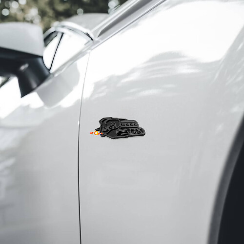 Insignia Emblema 3D de Guardabarros Motor Hemi para Dodge Ram 1500 TRX