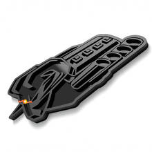 Insignia Emblema 3D de Guardabarros Motor Hemi para Dodge Ram 1500 TRX_3