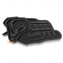 Insignia Emblema 3D de Guardabarros Motor Hemi para Dodge Ram 1500 TRX_4