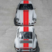 Kit de adhesivos de vinilo con franja central para Porsche 911 ST 1970_3