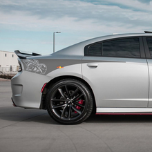 Calcomanía de vinilo de franja lateral trasera Iron Bee Scat Pack para Dodge Charger
 2