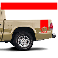 Calcomanía de vinilo para cubierta de cama lateral trasera con gráficos Mopar para Dodge Dakota
 2