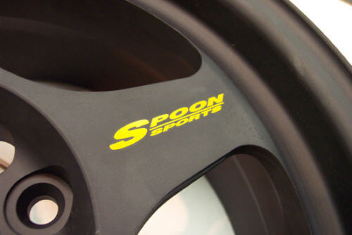 Juego de pegatinas de vinilo para radios de llanta estilo Spoon Sports para Honda