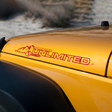 Mapa topográfico ILIMITADO Calcomanía para capó de Jeep Wrangler rubicon sahara JL JK CJ TJ YJ
 3