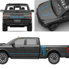 Kit Completo de Letras Personalizadas en Vinilo para Dodge Ram Power Wagon_3