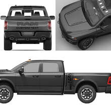 Kit Completo de Letras Personalizadas en Vinilo para Dodge Ram Power Wagon_4