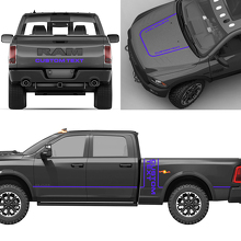 Kit Completo de Letras Personalizadas en Vinilo para Dodge Ram Power Wagon_7