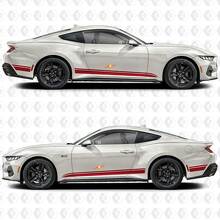 Calcomanías de vinilo de franjas laterales estilo racing para Musclecar Musclecarmodel_2