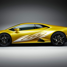 Gráficos laterales de carreras Vinilo Calcomanía Pegatina para Lamborghini Huracan Evo
 2