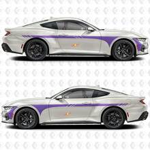 Kit de Calcomanías Vinilo de Franjas Laterales para Musclecar Mustang GT_3